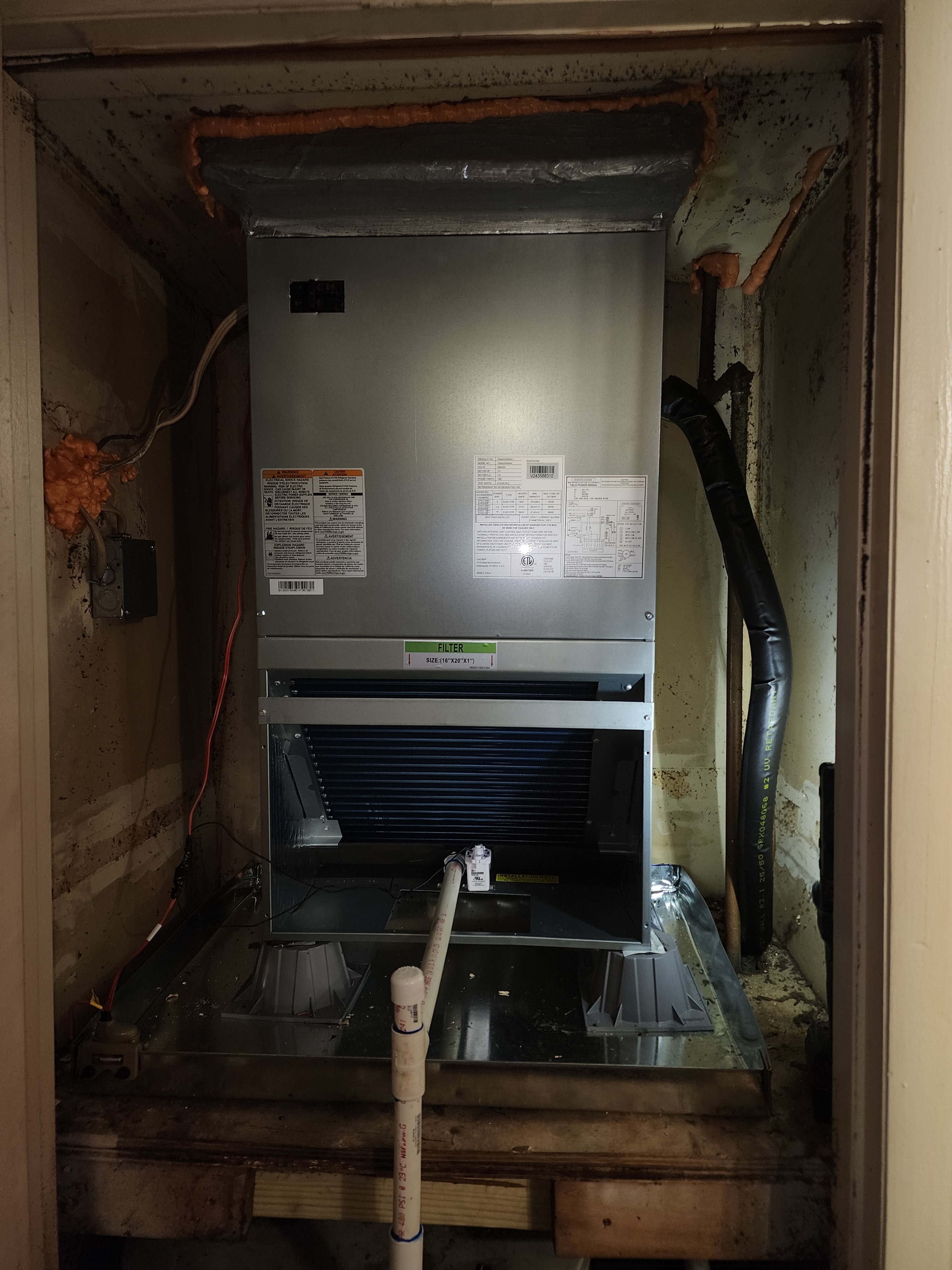 New HVAC system installed in crawlspace — Garris Air installation