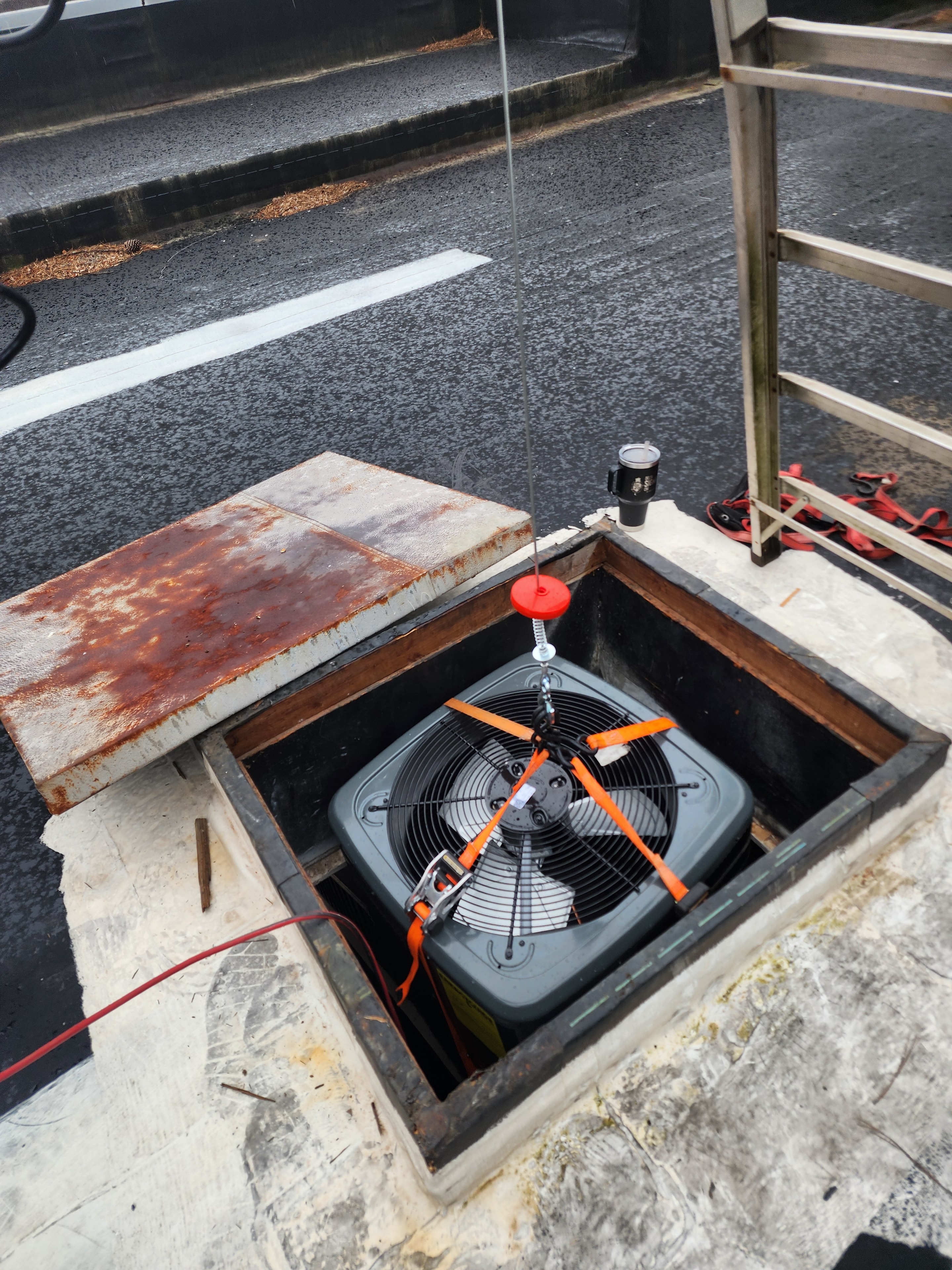 Industrial HVAC fan unit — Garris Air commercial job